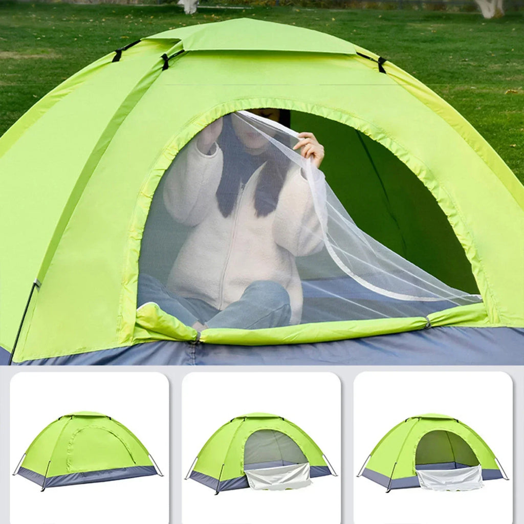 Ultralight Single Layer Camping Tent For Hiking & Travel