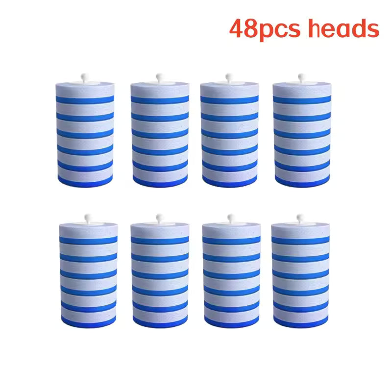 Toilet Brush Disposable Replacement Head Cleaning Kit