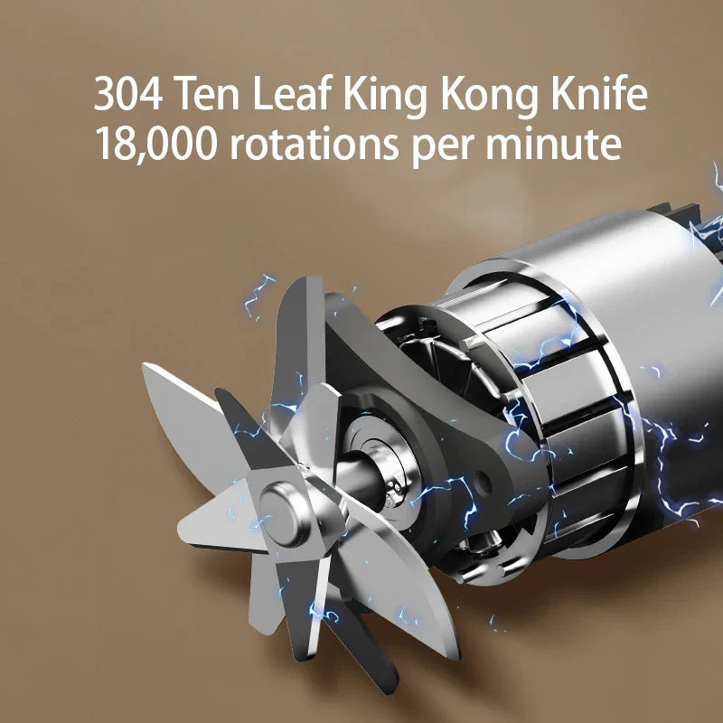 10-Blade Portable Electric Usb Blender