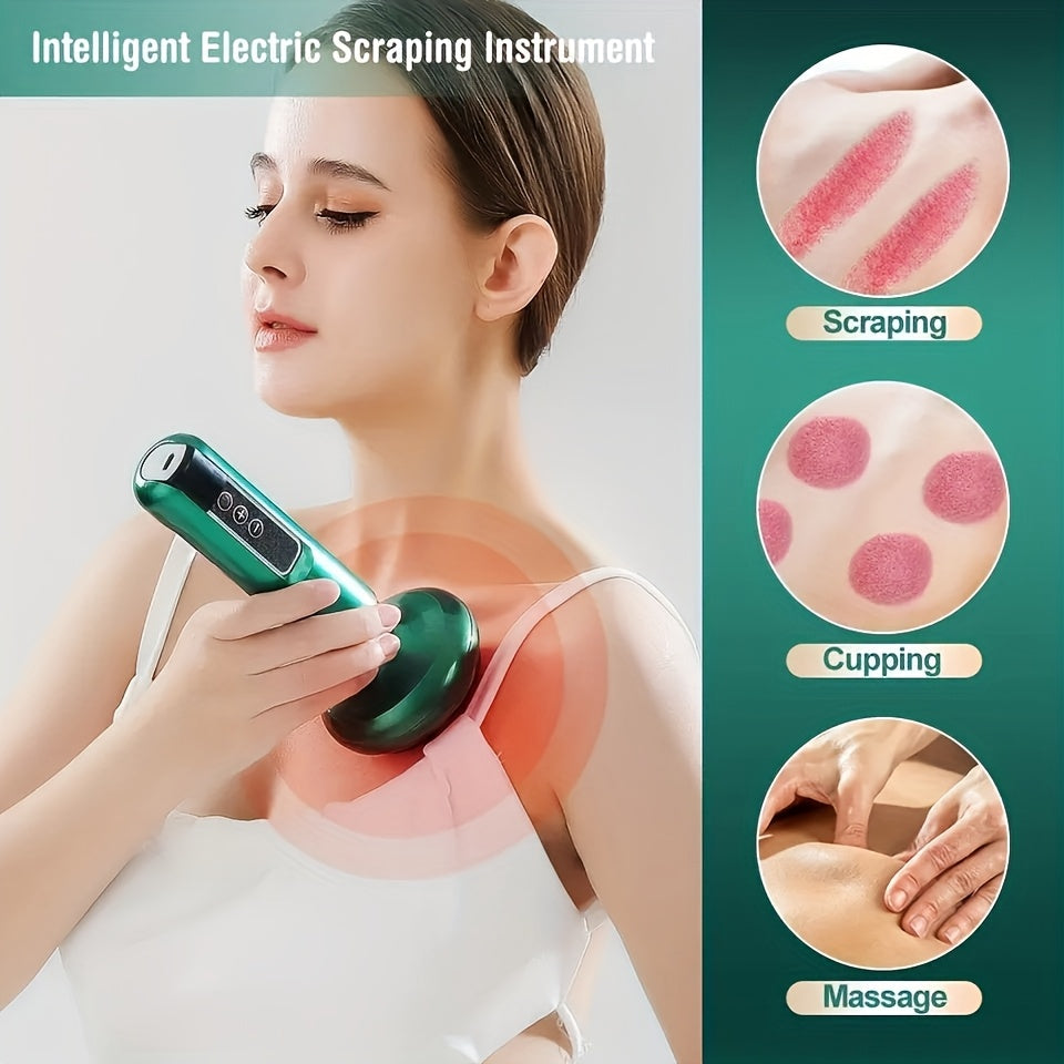 Usb Rechargeable Gua Sha 6-Speed Massage Tool