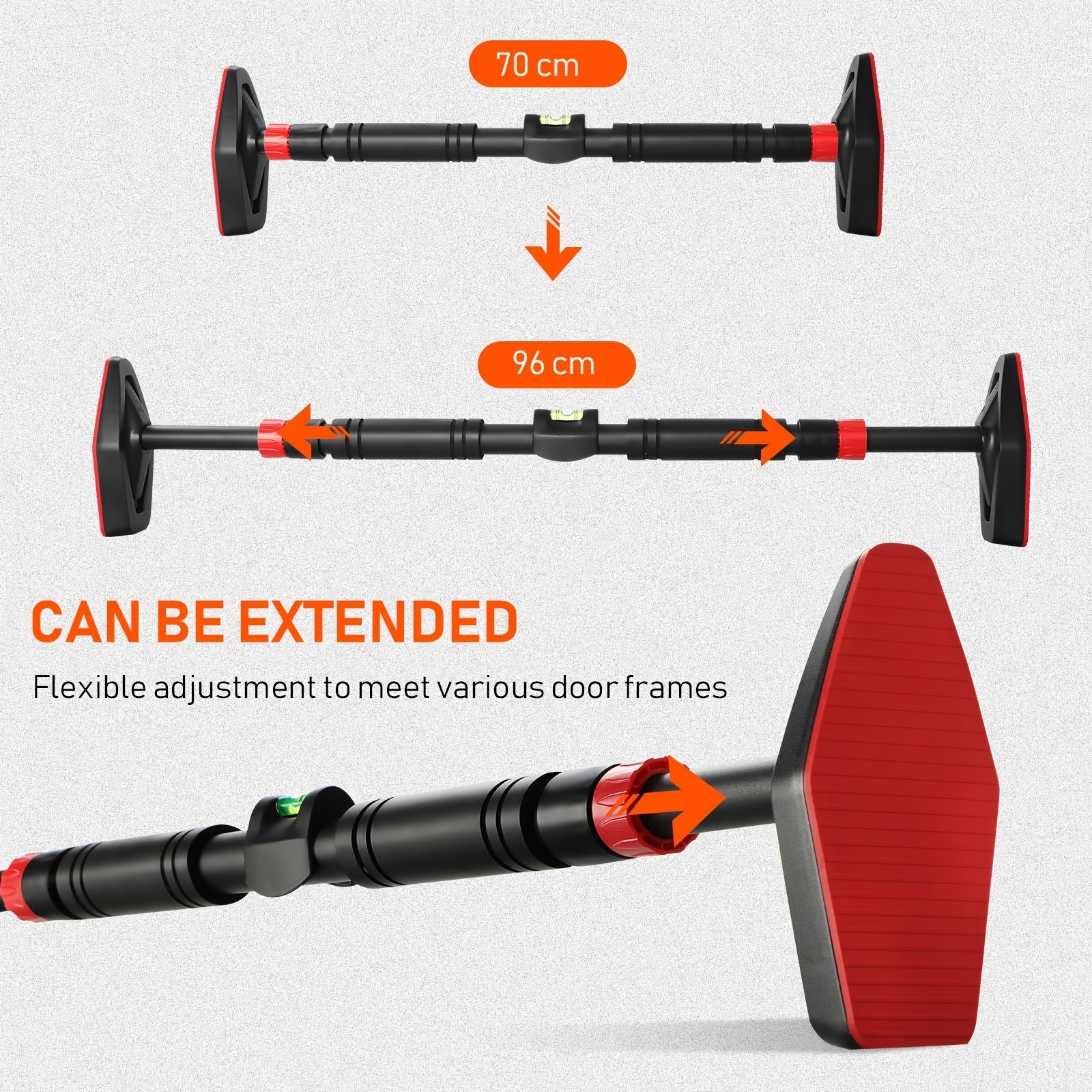 Heavy-Duty Door Pull-Up Bar