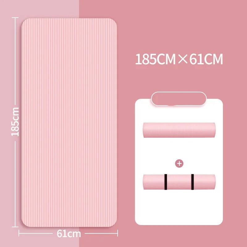 Thick Non-Slip Yoga Mat For Fitness