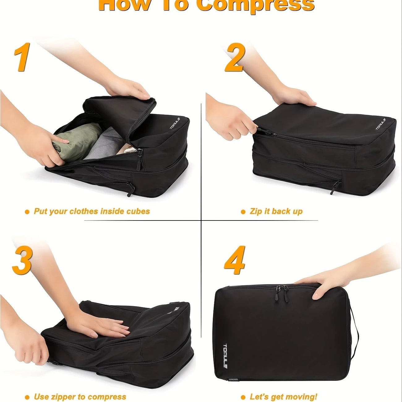 Travel Packing Cube Set (8pcs)