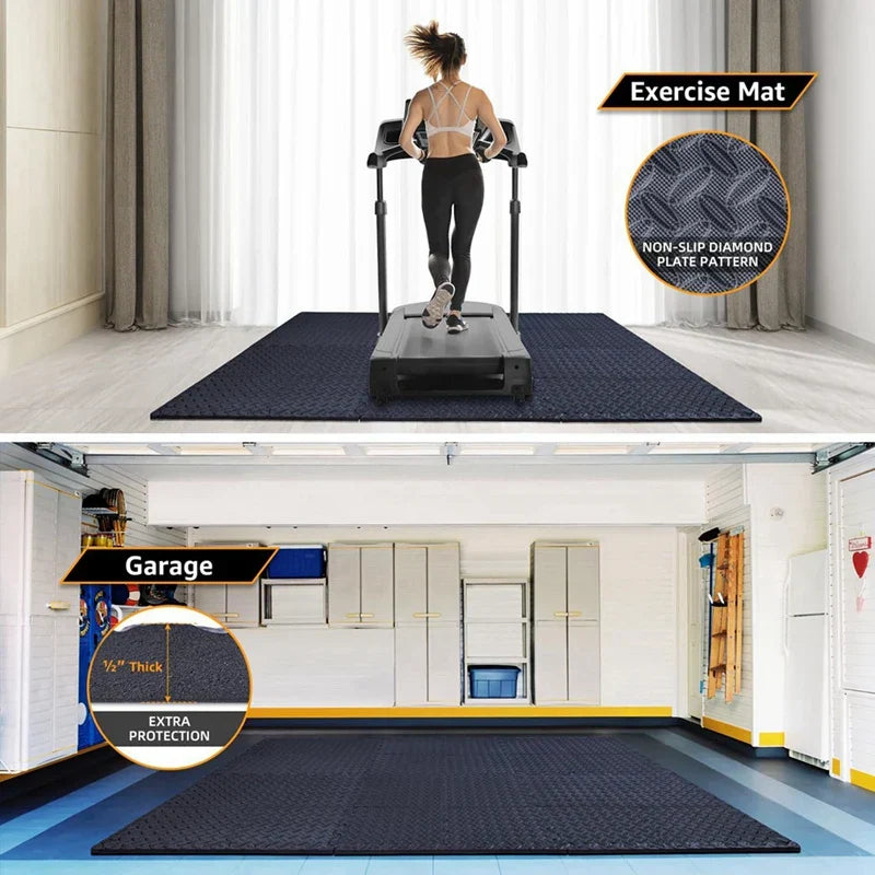 Durable Exercise Mat for Home Gym & Yoga (12 pack)