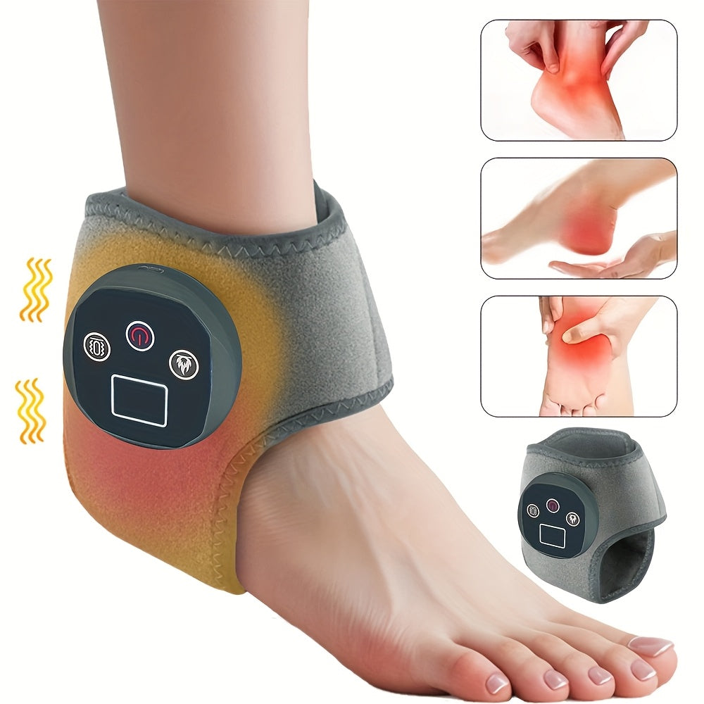 Ankle Heating Massager with Vibration & Heat Therapy