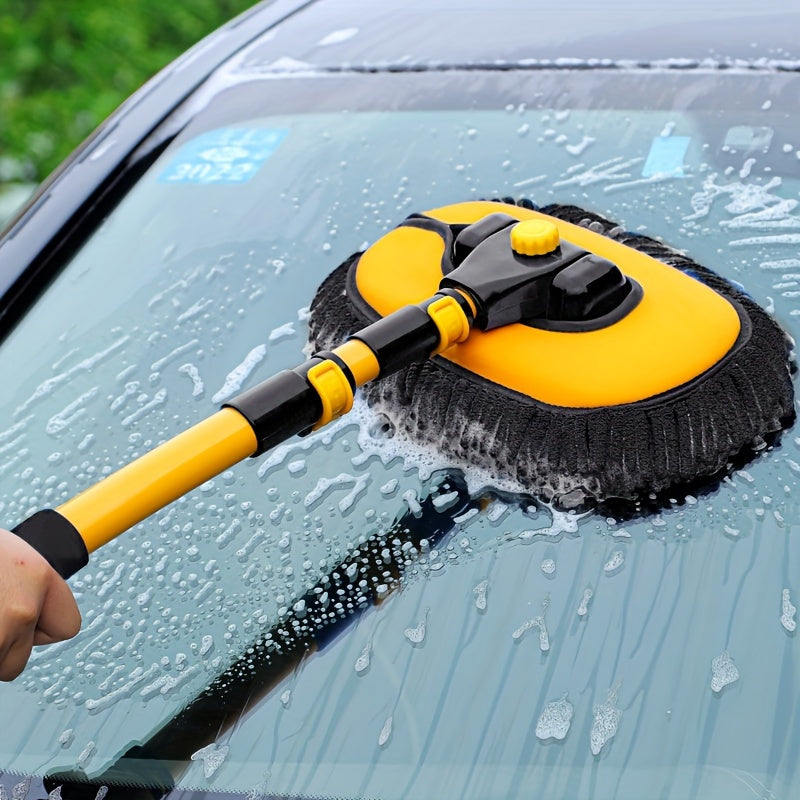 Telescoping Car Wash Brush With Long Handle