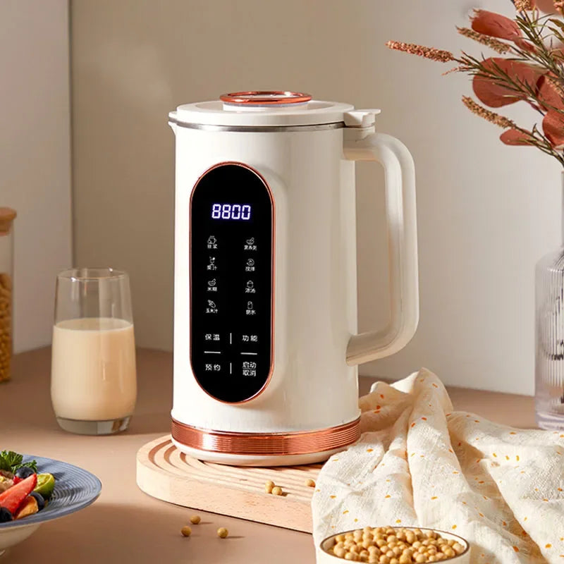 1500Ml Soy Milk Juicer Blender With 10-Leaf Blade