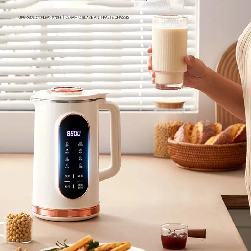 1500Ml Soy Milk Juicer Blender With 10-Leaf Blade