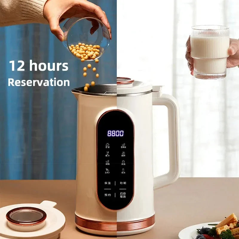 1500Ml Soy Milk Juicer Blender With 10-Leaf Blade