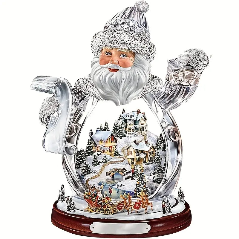 Santa Claus Hanging Christmas Tree Decoration - 10Pcs/Set