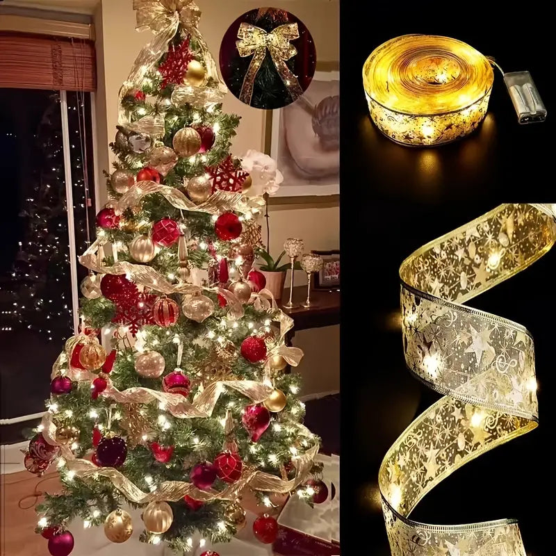 4.0 Meter Christmas Tree Decoration Lights Ribbon