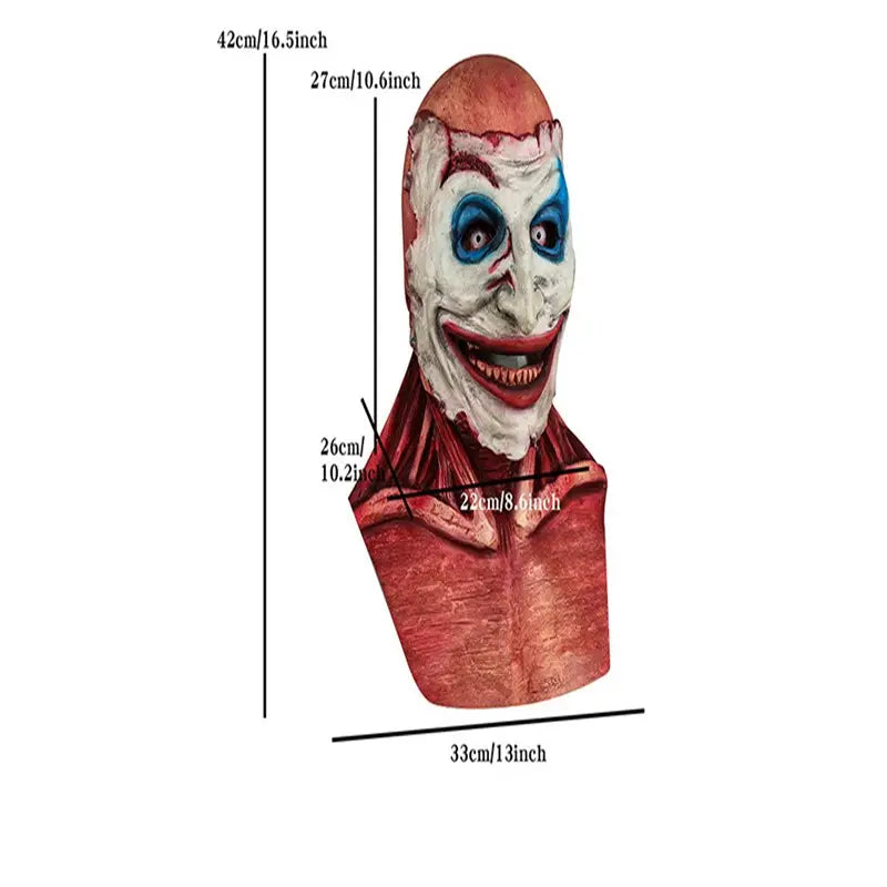 The Gore-Fusion: Halloween Double-Layer Ripped Mask