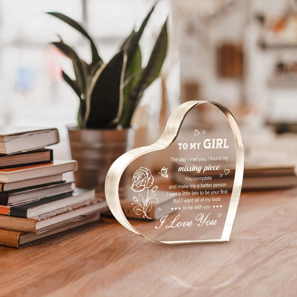 Heart-Shaped Acrylic Keepsake
