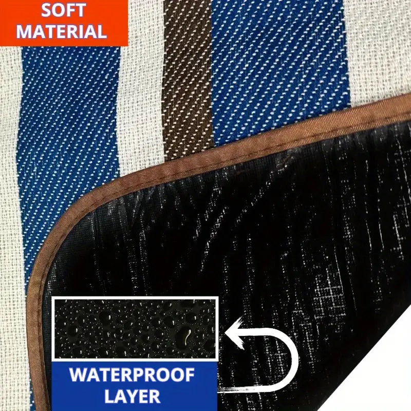 Premium Dual-Layer Picnic Blanket - Water-Resistant Outdoor Handy Mat
