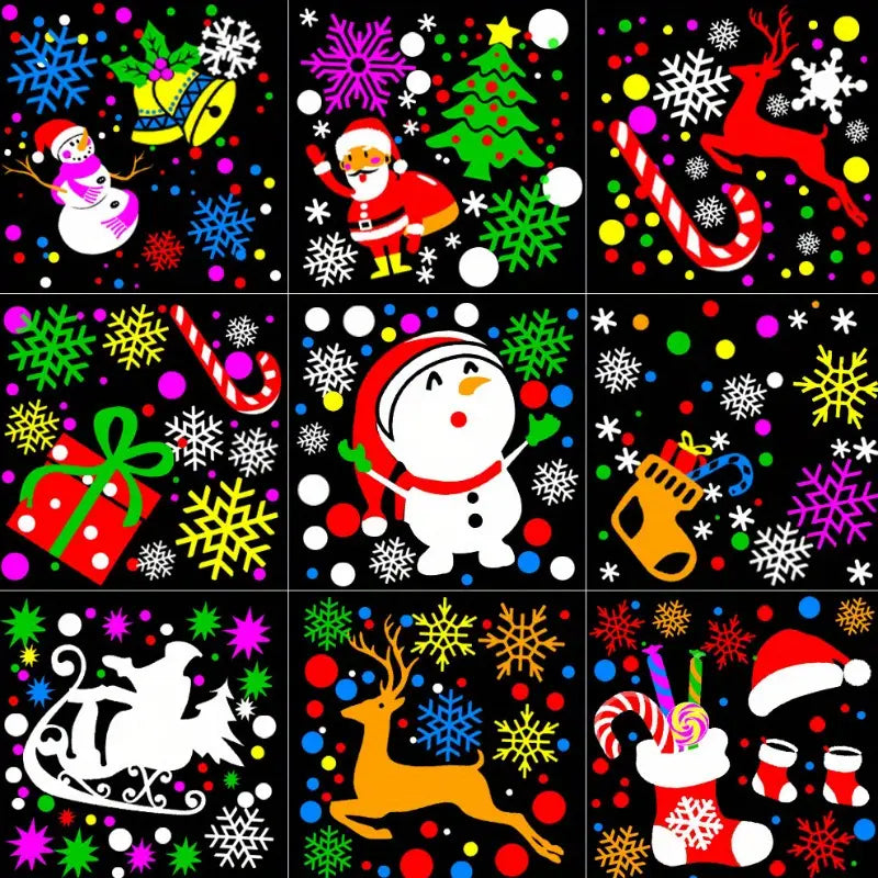 Santa Claus LED Snowflake Projection Light - 16 Patterns