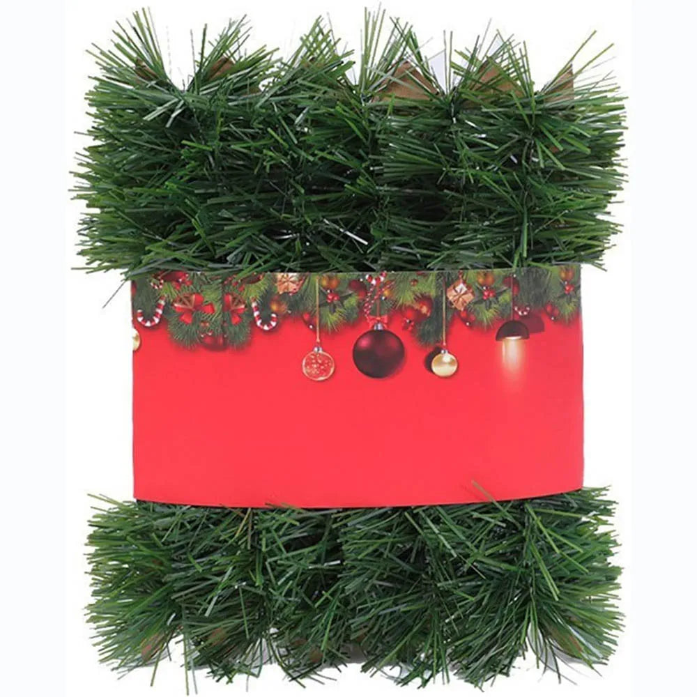 Christmas Greenery Tinsel Garland For Tree & Decor
