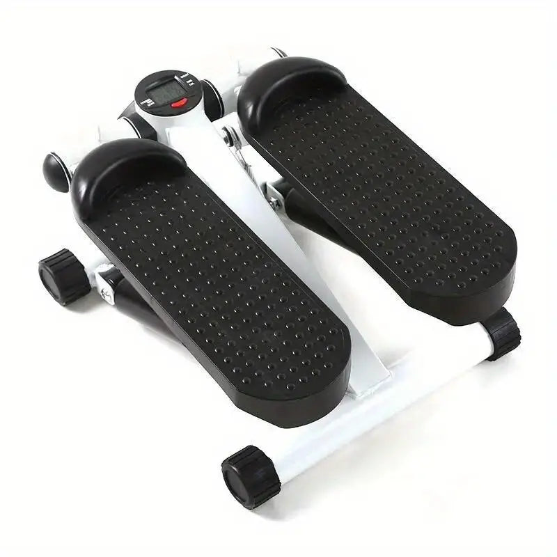 Compact Hydraulic Fitness Stair Stepper with Resistance Bands