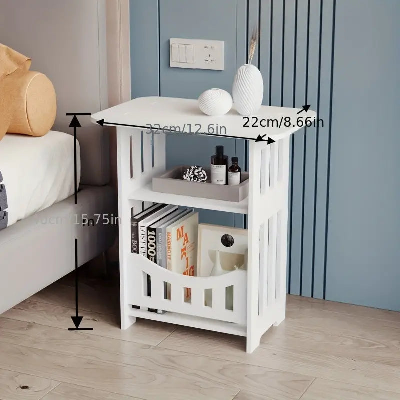 Nordic Coffee Table with Double Layer Storage