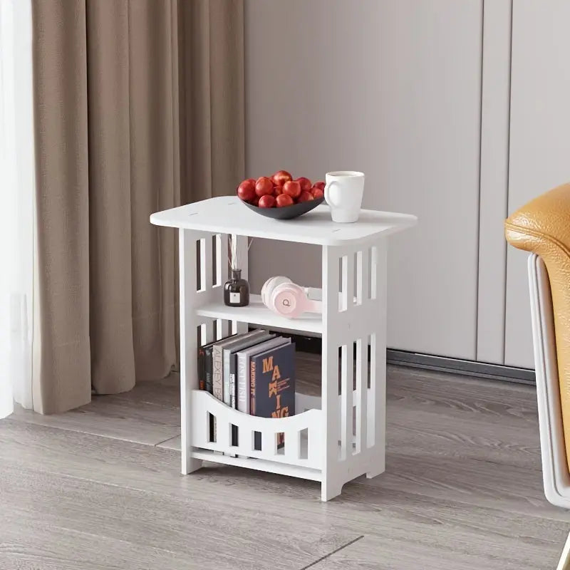 Nordic Coffee Table with Double Layer Storage