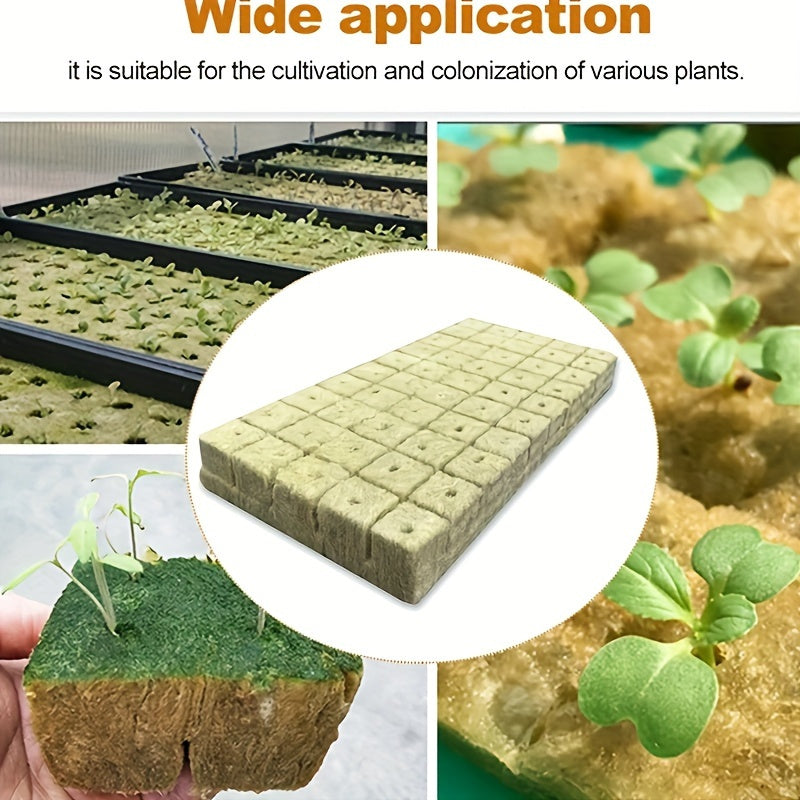 High Porosity Rockwool Grow Cubes For Seed Germination