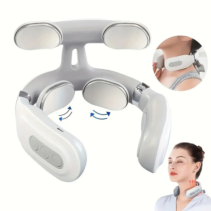 Portable Neck & Shoulder Massager - Deep Tissue Kneading