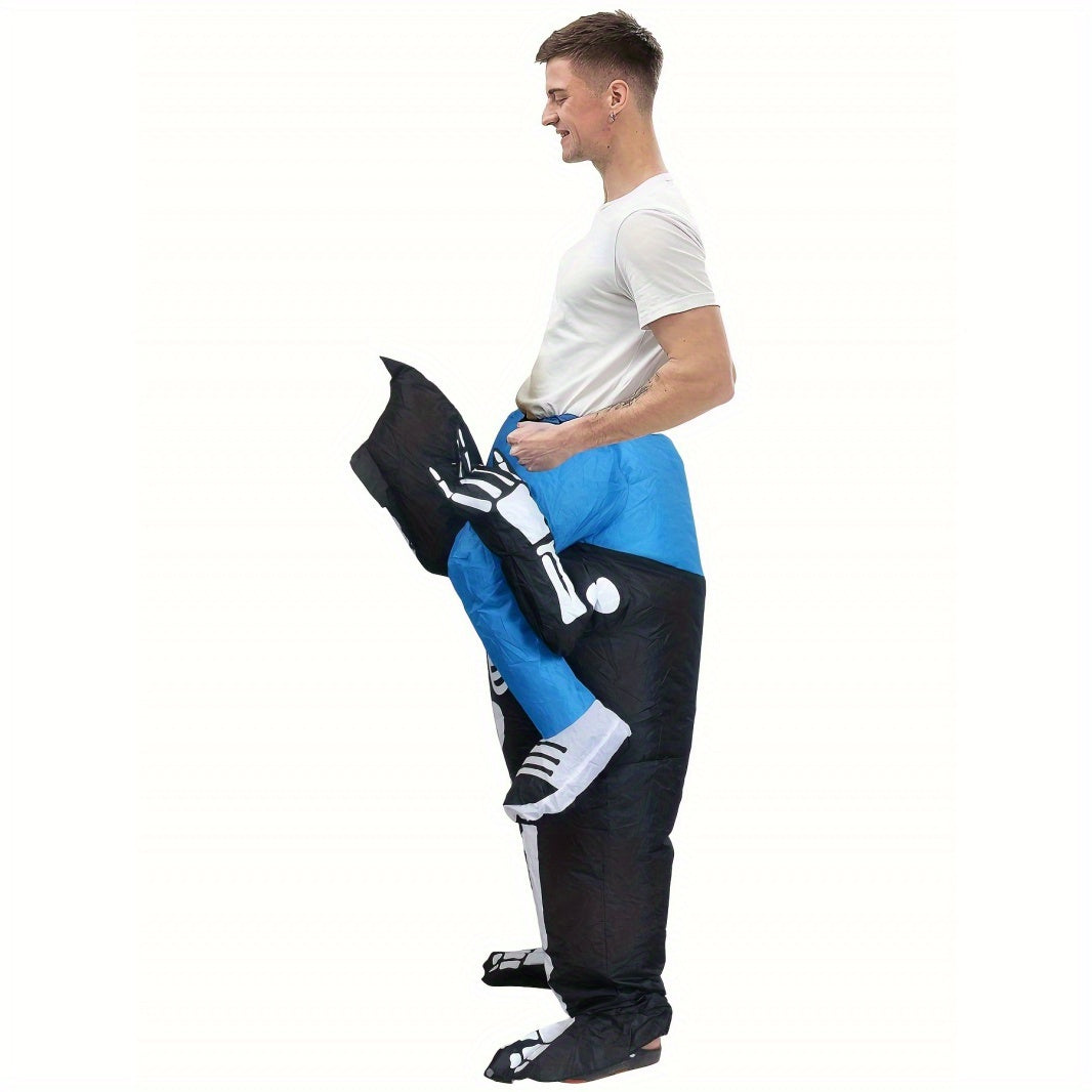 Halloween Inflatable Grim Reaper Costume for Adults