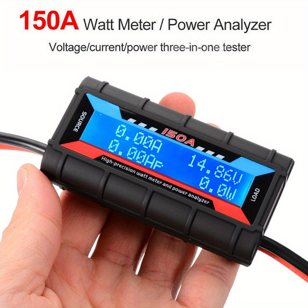 Digital Lcd Amp Watt Meter Power Analyzer Solar