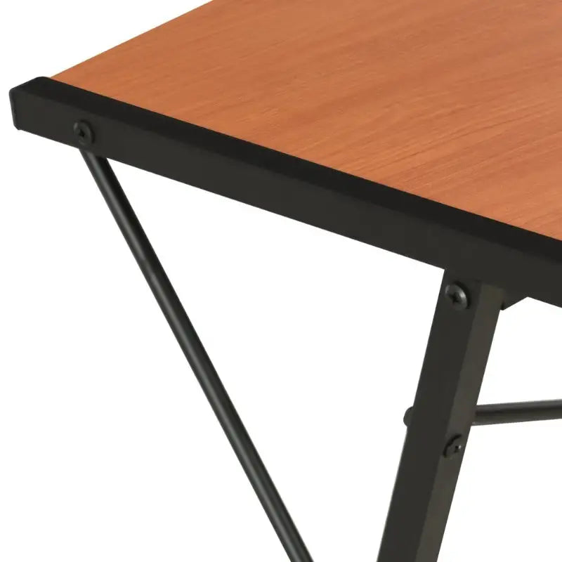 Modern Shelf Desk - Black and Brown
