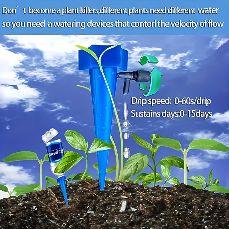 Adjustable Flow Plant Watering Drippers