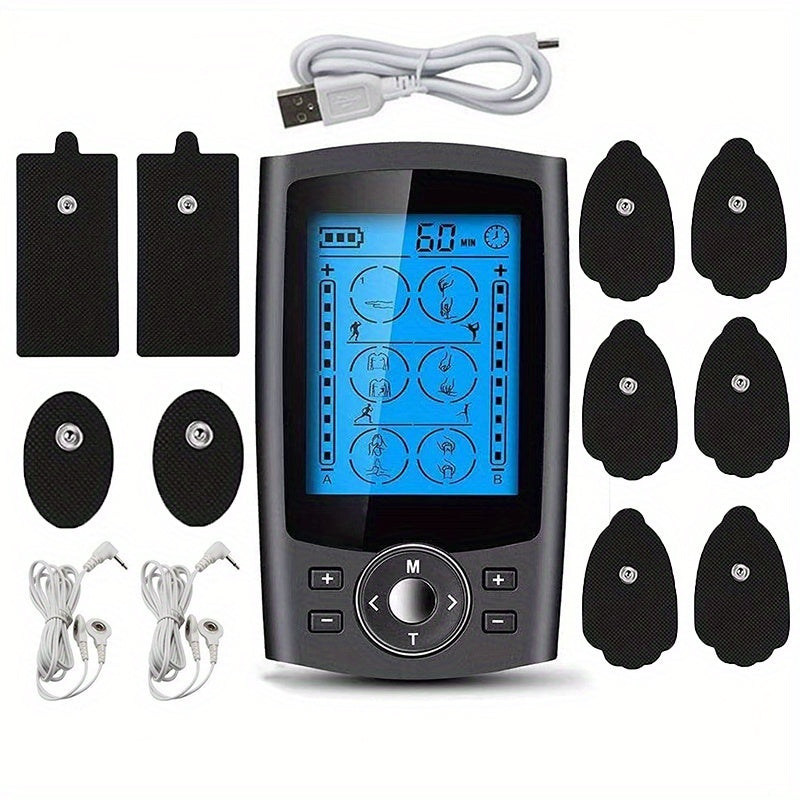 Digital Tens Muscle Stimulator – 36 Modes Ems Acupuncture(Black)