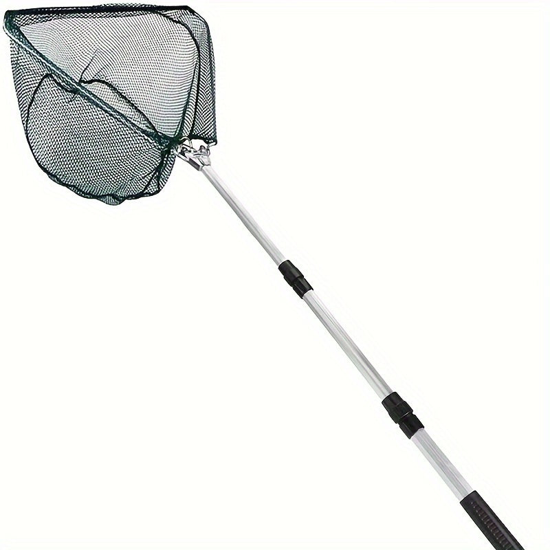 Ultra-Light Foldable Fishing Net with Telescopic Handle