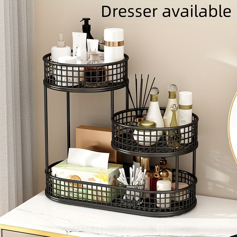 Luxury Oval Metal Fruit Basket