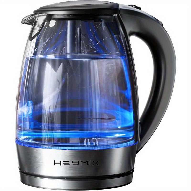 1.8L Electric Kettle – 2200W Glass Fast Boil Tea & Coffee Kettle