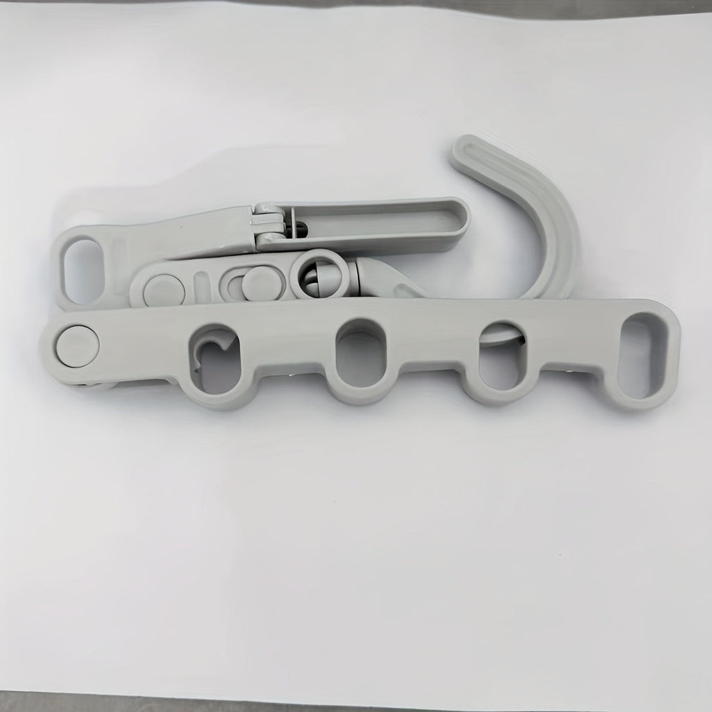 Foldable 5-Hole Hanger Portable Space-Saving Drying Rack