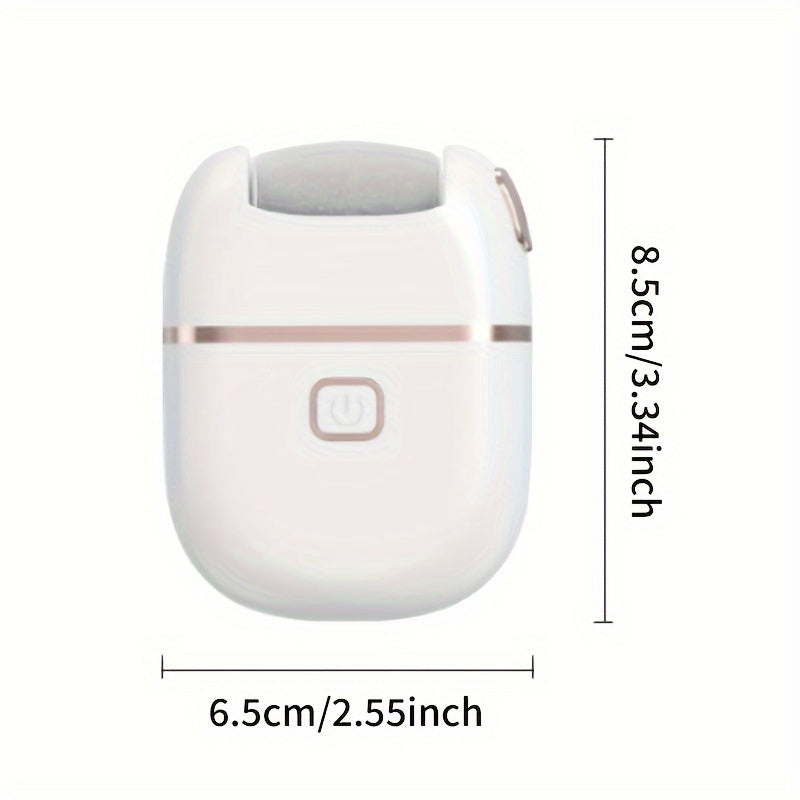 Usb Rechargeable Electric Foot File With 3 Heads