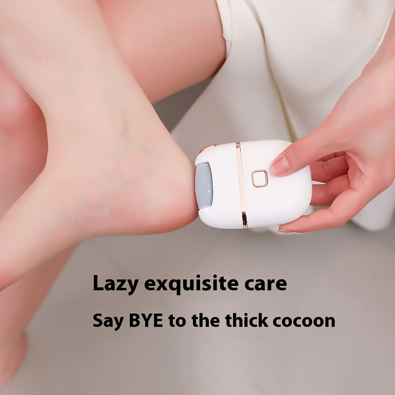 Usb Rechargeable Electric Foot File With 3 Heads