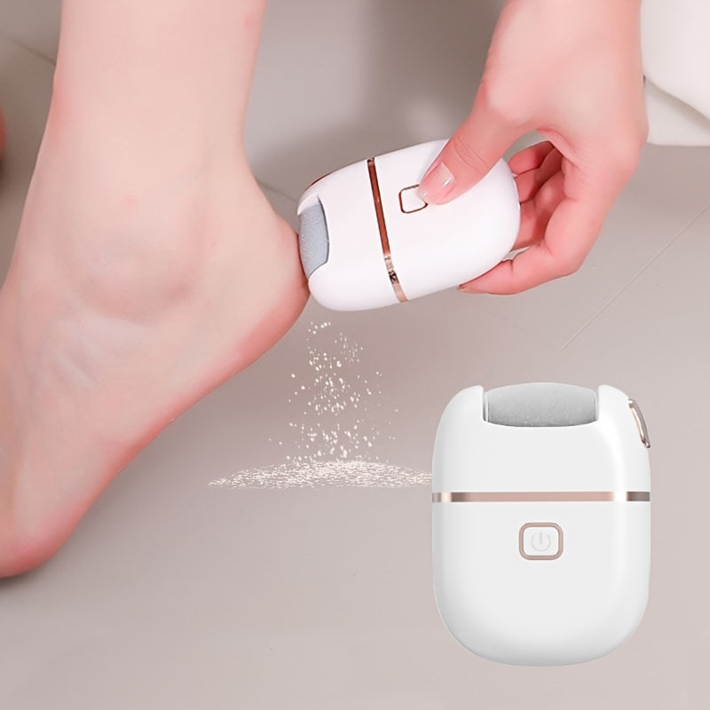 Usb Rechargeable Electric Foot File With 3 Heads