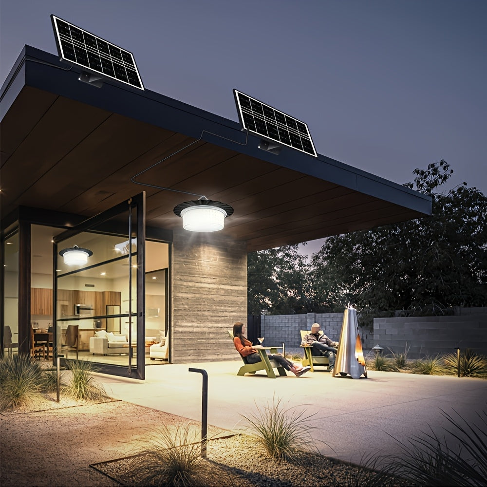 Solar Pendant Light with Motion Sensor