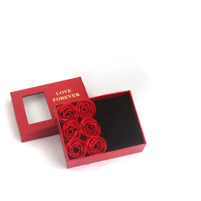 Jewelry Gift Box Rose Design For Necklace