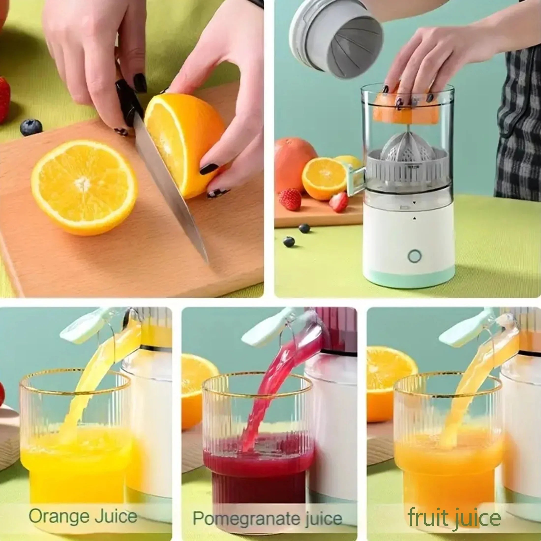 Usb Rechargeable Electric Citrus Juicer