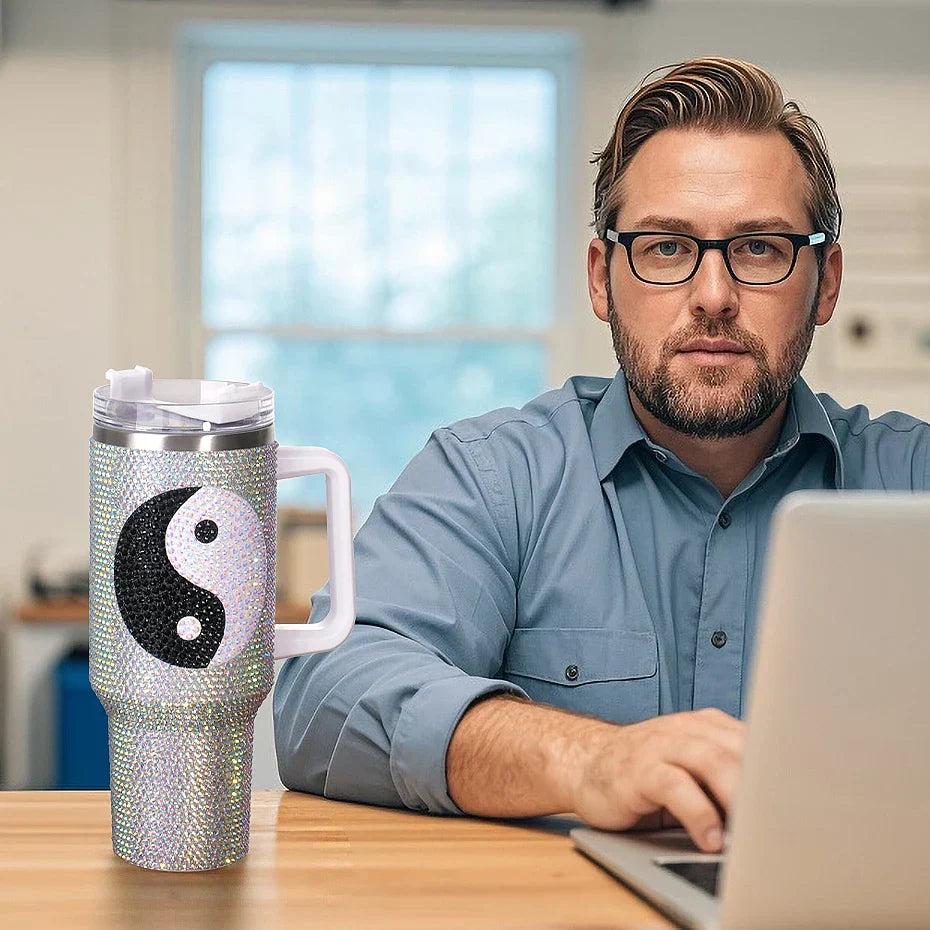 Stainless Steel Insulated Cup With Straw Lid