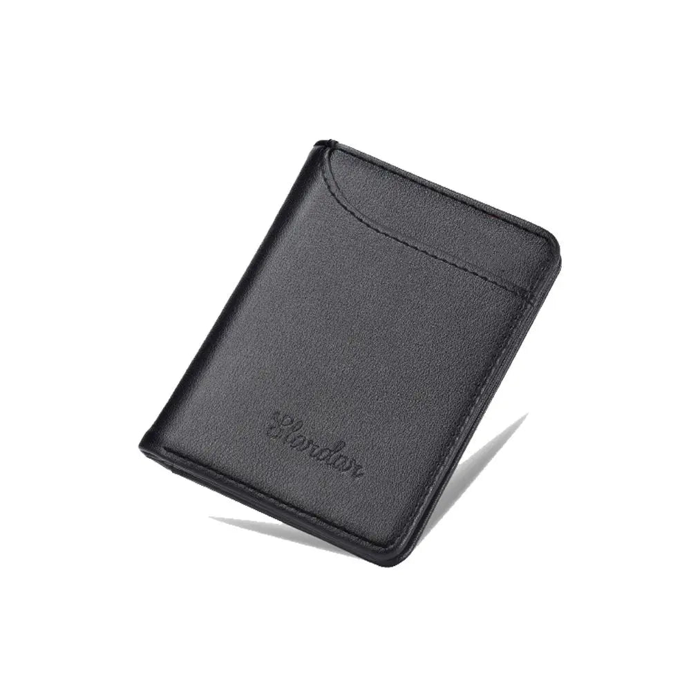Men’S Credit Card Wallet Super Slim Pu Leather
