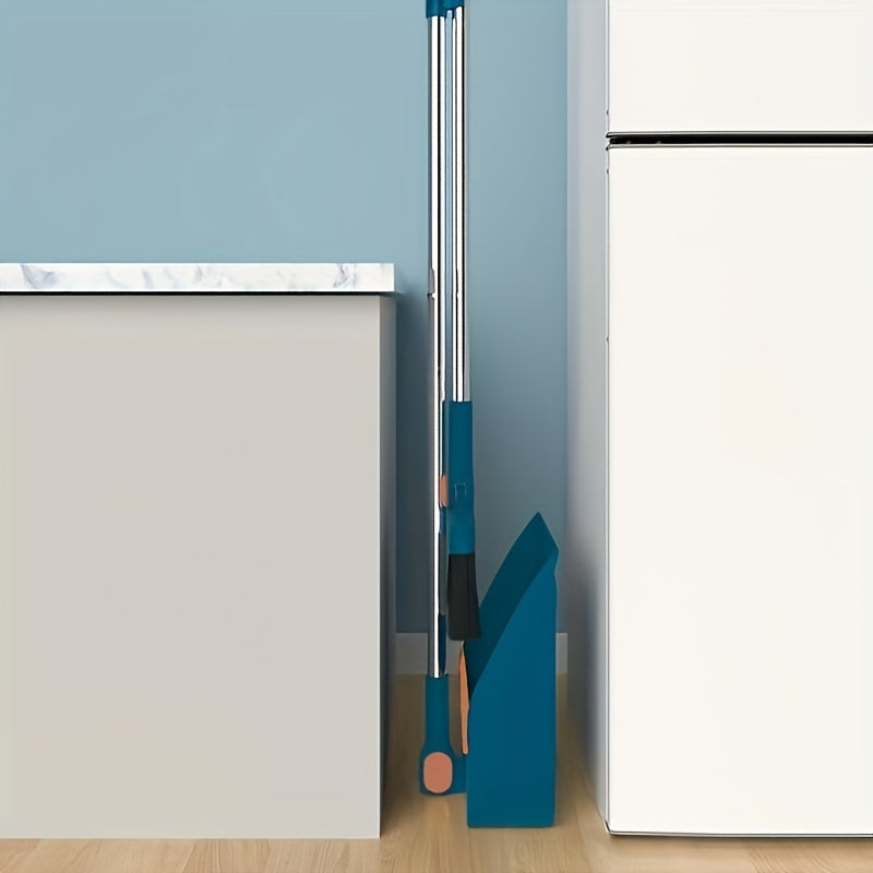 Extended Long Handle Rotatable Broom And Dustpan Set