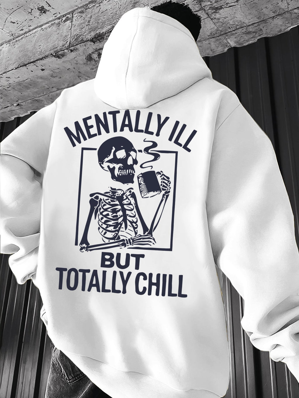 Vintage Skull Graphic Hoodie