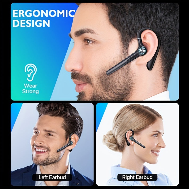 Wireless Headset Dual Mic Noise Canceling