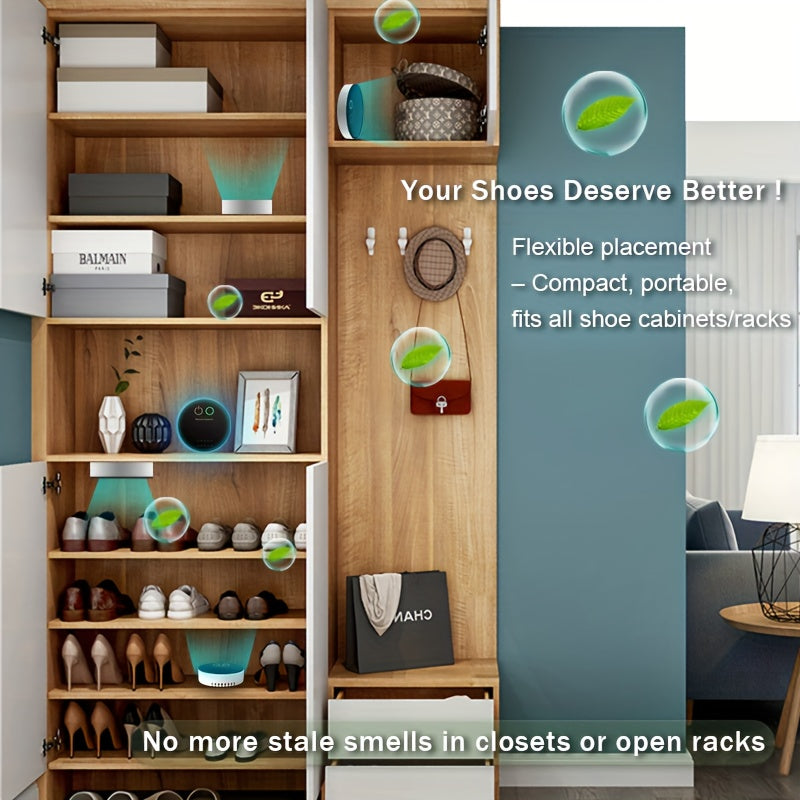 Portable Air Purifier USB Battery Powered Deodorizer