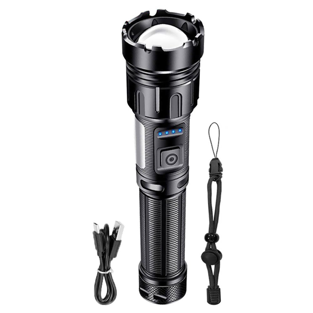 LED Flashlight with COB Work Light Rechargeable (5000LM)