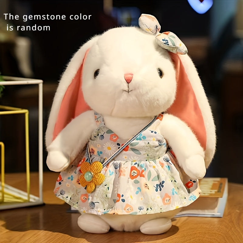 Floral Rabbit Stuffed Toy for Birthdays & Gifts