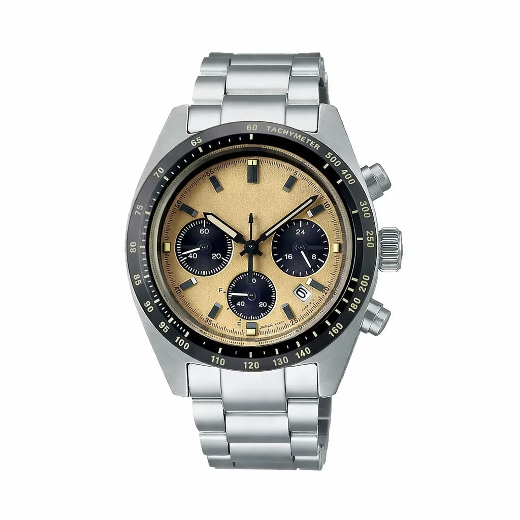 Series Men's Stainless Steel Mechanical Watch (Orange)