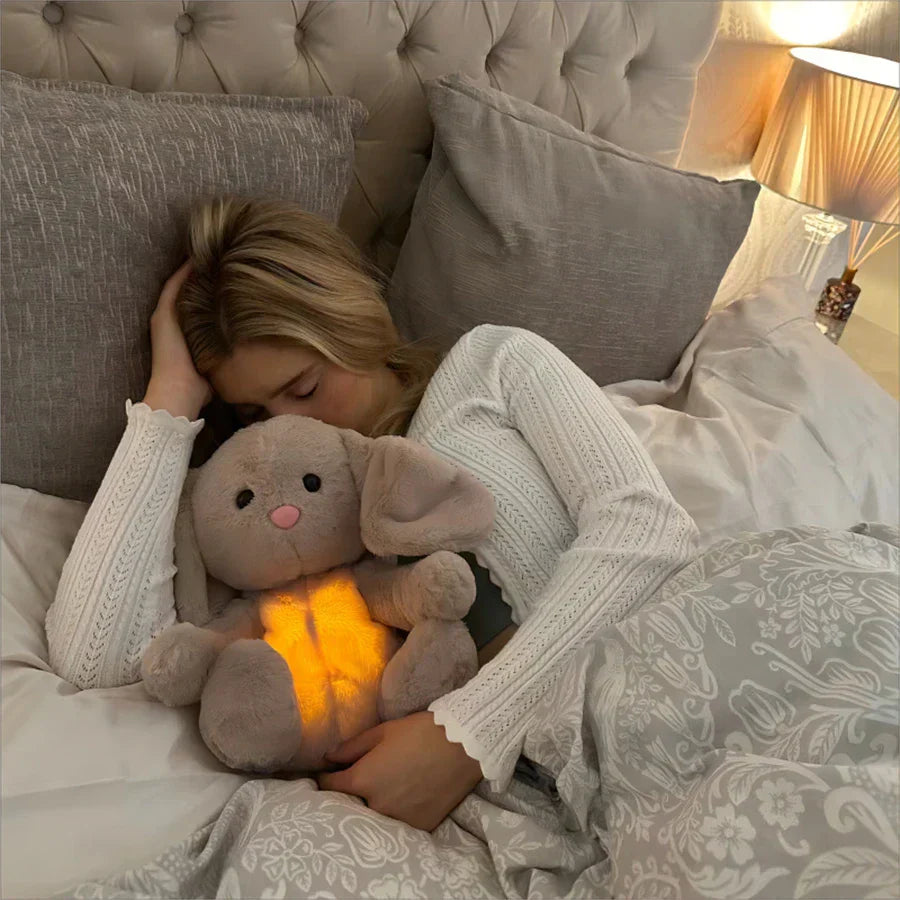 Breathing Teddy Bear With Music & Light